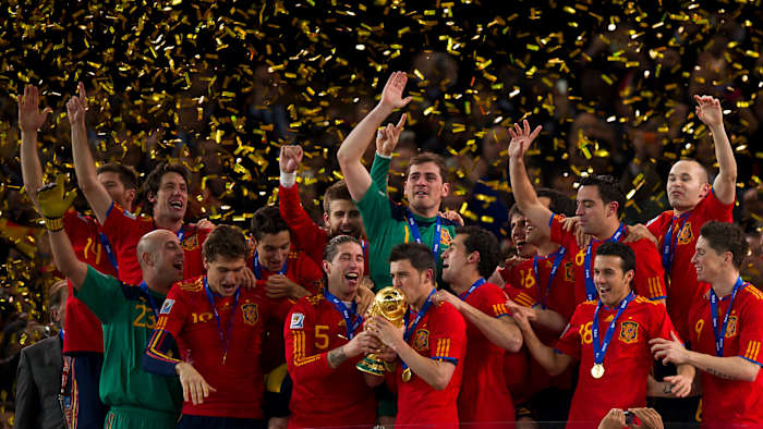 Spain wins the 2010 World Cup
